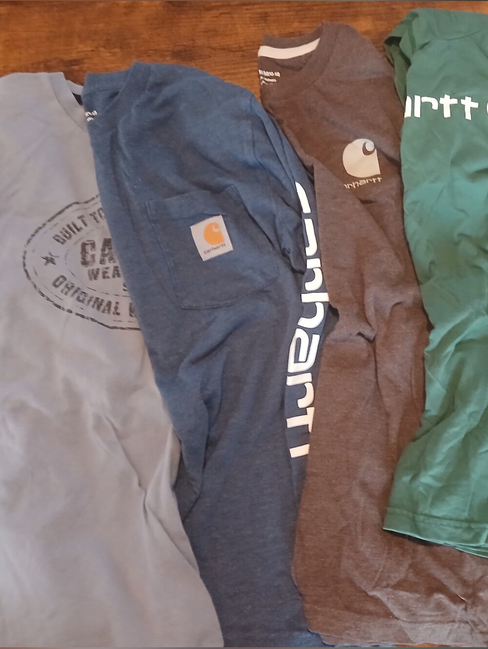 -5-Carhartt Kids Long Sleeve Cotton Tee Bundle